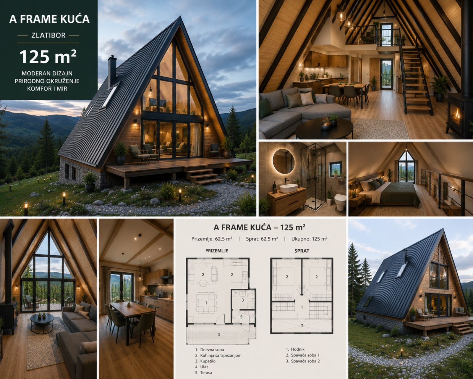 A-frame 125 m2