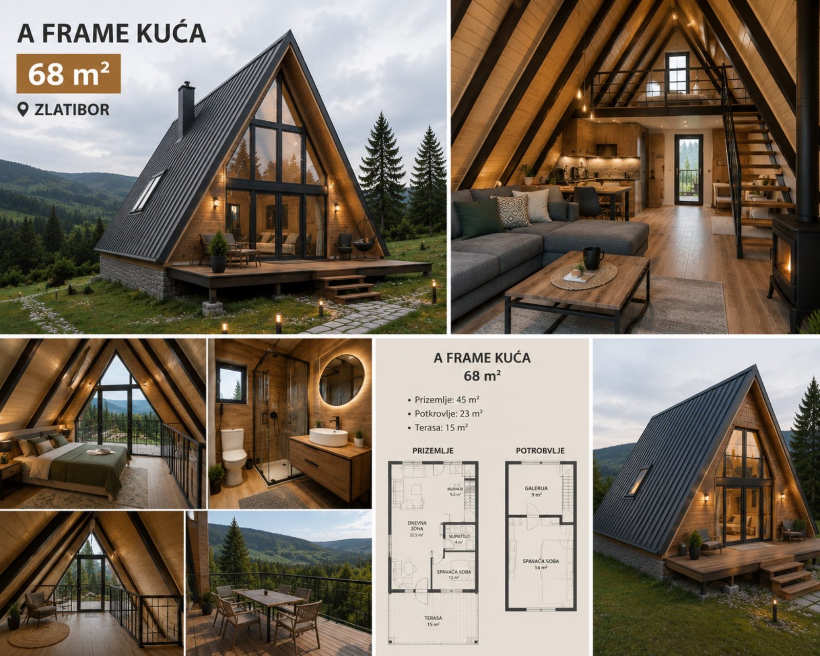 A-frame 68 m2