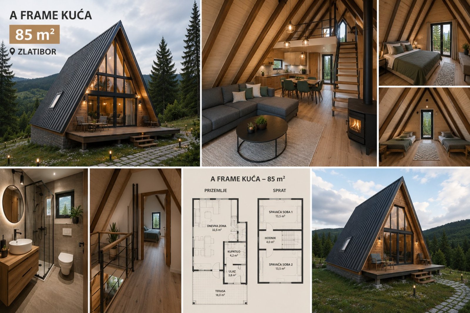 A-frame 85 m2